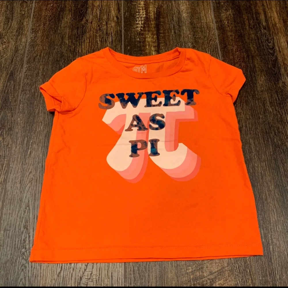 Ggmboree Sweet as Pi Shirt. Pi Day T-Shirt.
